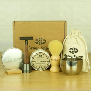 Wooden Borotválkozó készlet